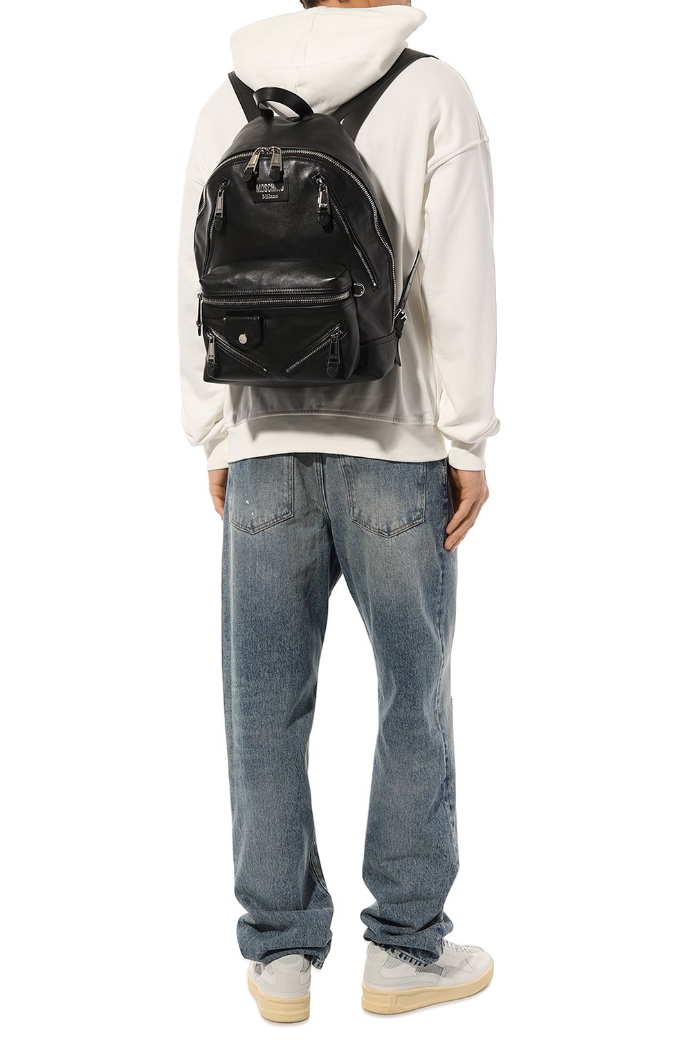Кожаный рюкзак MOSCHINO, арт. A7605/8002, фото 7
