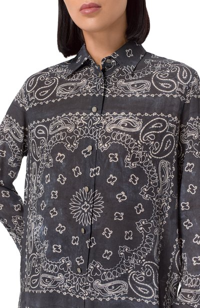 Рубашка из вискозы GOLDEN GOOSE DELUXE BRAND, арт. GWP00819.P001257, фото 5