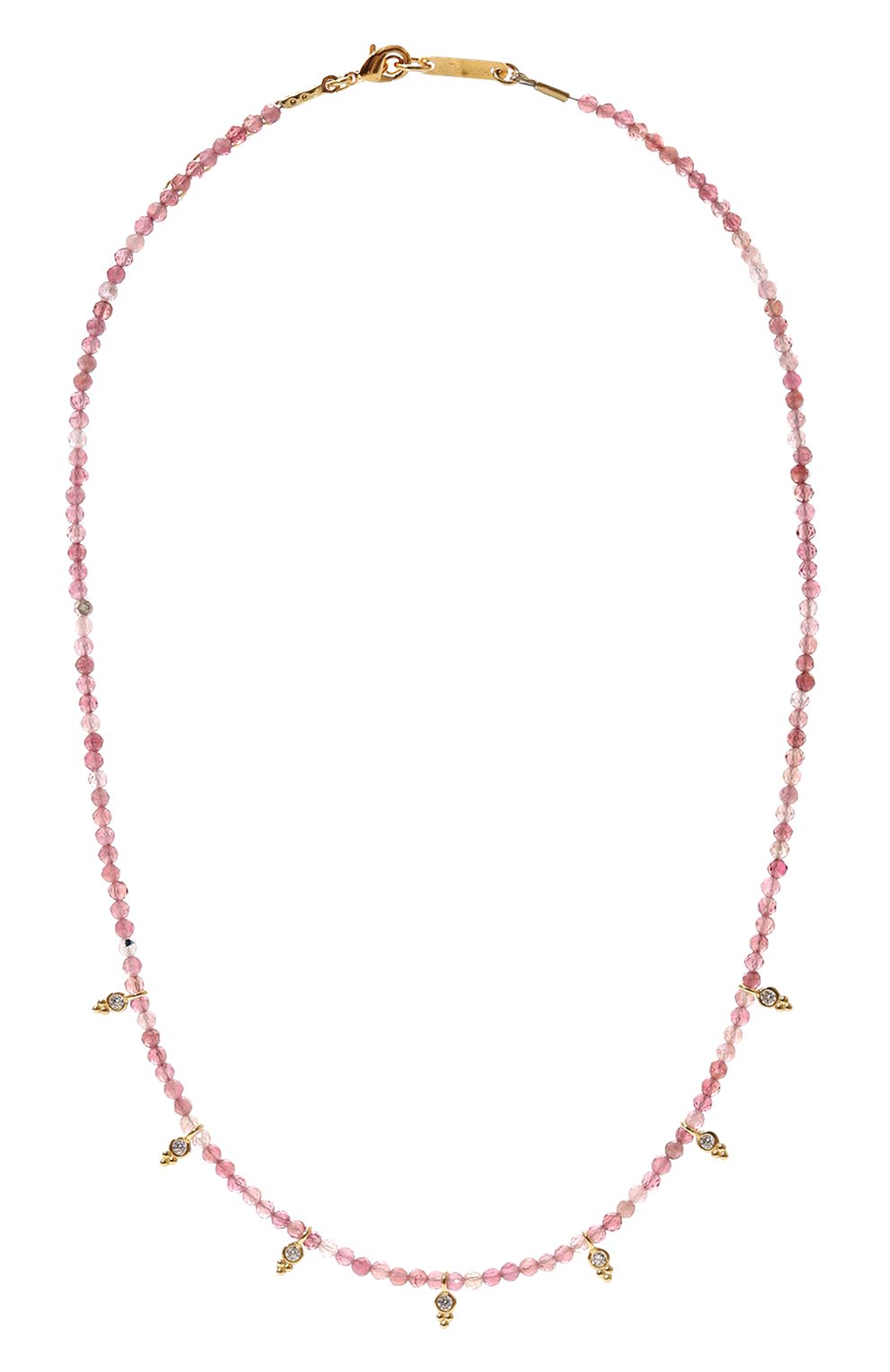 Колье HANKA_IN розового цвета по цене 16550 руб., арт. J0Y-CH-T0UR0-BIN-0.5M, фото 1 Колье HANKA_IN, арт. J0Y-CH-T0UR0-BIN-0.5M, фото 1