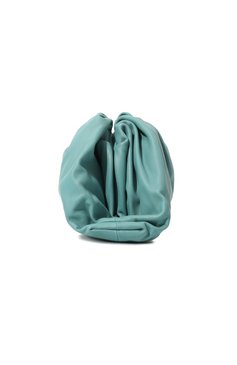 Женский клатч pouch BOTTEGA VENETA бирюзового цвета, арт. 576227/VCP40 | Фото 4 (Размер: medium; Материал: Натуральная кожа; Региональные ограничения белый список (Axapta Mercury): RU; Женское Кросс-КТ: Клатч-клатчи; Драгоценные камни: Проставлено; Материал сплава: Проставлено)