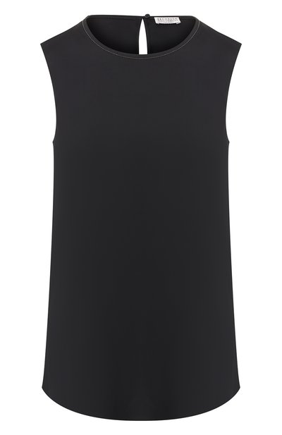 Женский шелковый топ BRUNELLO CUCINELLI, арт. MP948DA100