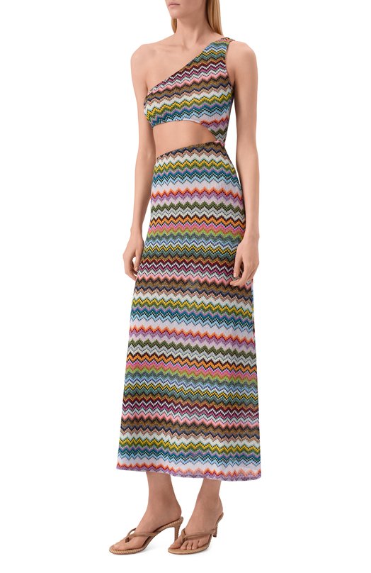 Платье из вискозы Missoni MC25SQ0C/BR014F Разноцветный  MC25SQ0C/BR014F Фото 2