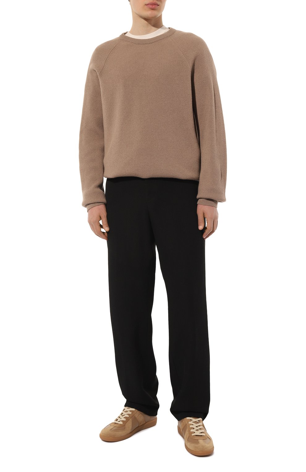 Кожаные кеды replica MAISON MARGIELA бежевого цвета по цене 81850 руб., арт. S57WS0236/P1895, фото 2 Кожаные кеды replica MAISON MARGIELA, арт. S57WS0236/P1895, фото 2