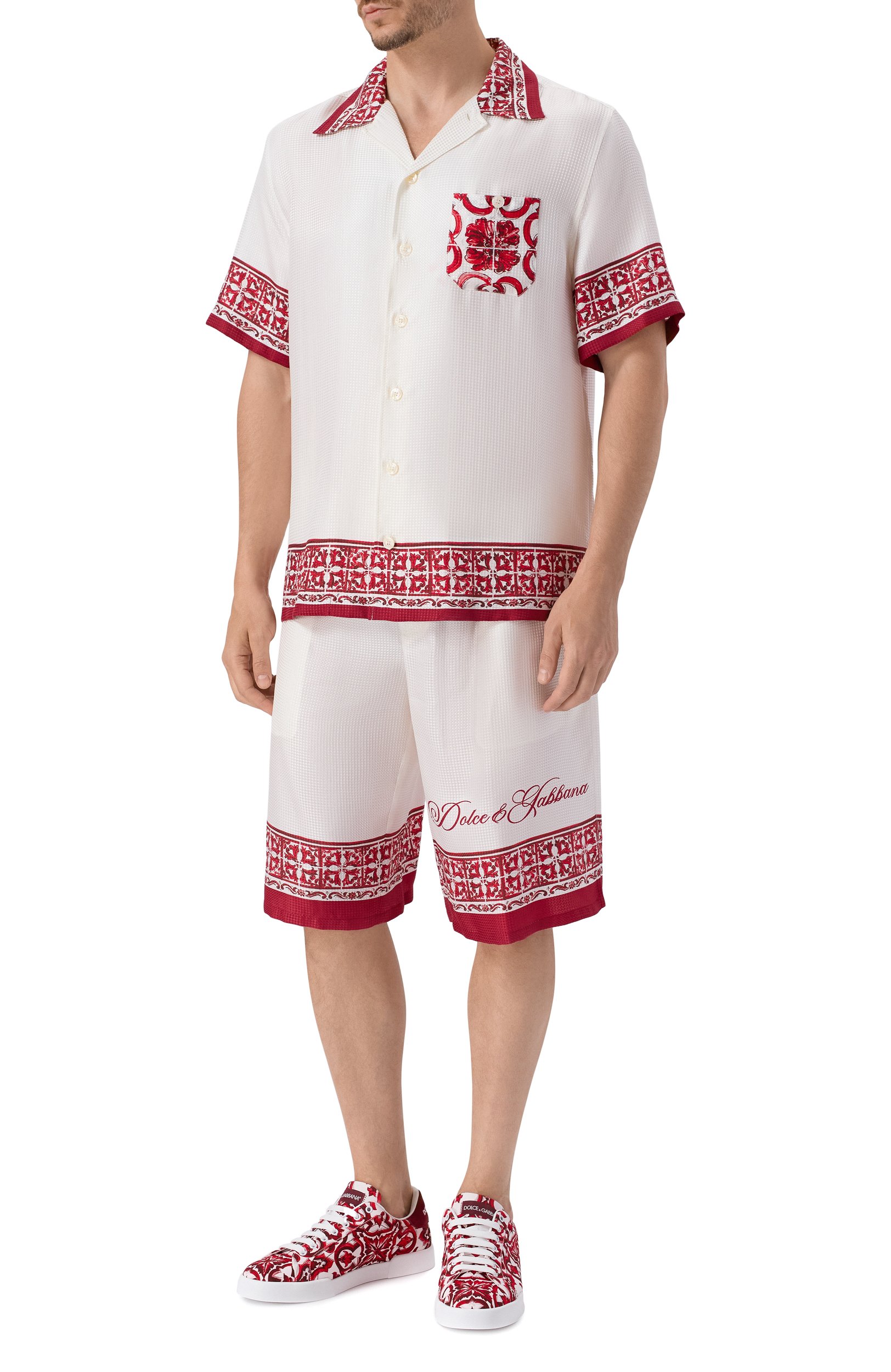 Шелковая рубашка DOLCE & GABBANA, арт. G5JH9T/HI135, фото 2