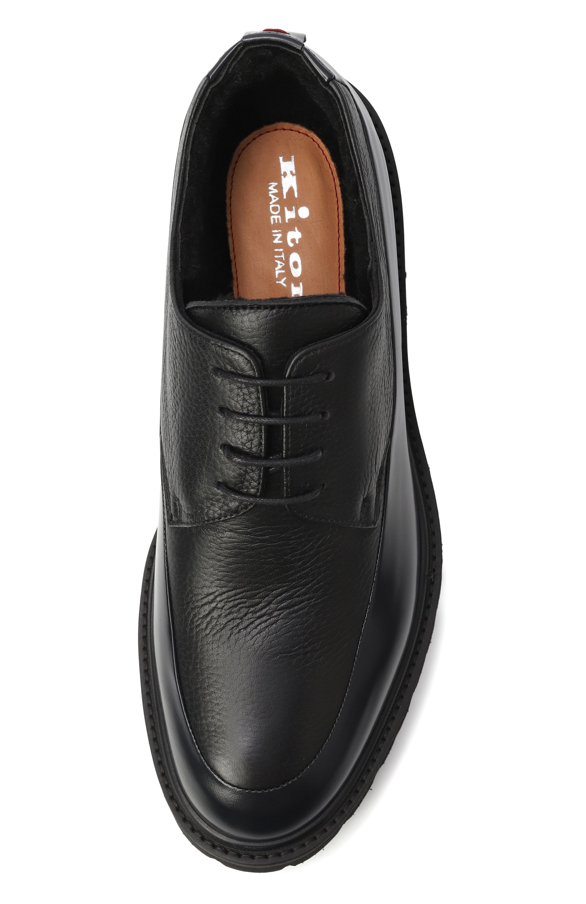 Кожаные дерби KITON, арт. USSA394N0131803, фото 6