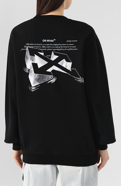 Хлопковый свитшот OFF-WHITE, арт. 0WBA055R200030431001, фото 4