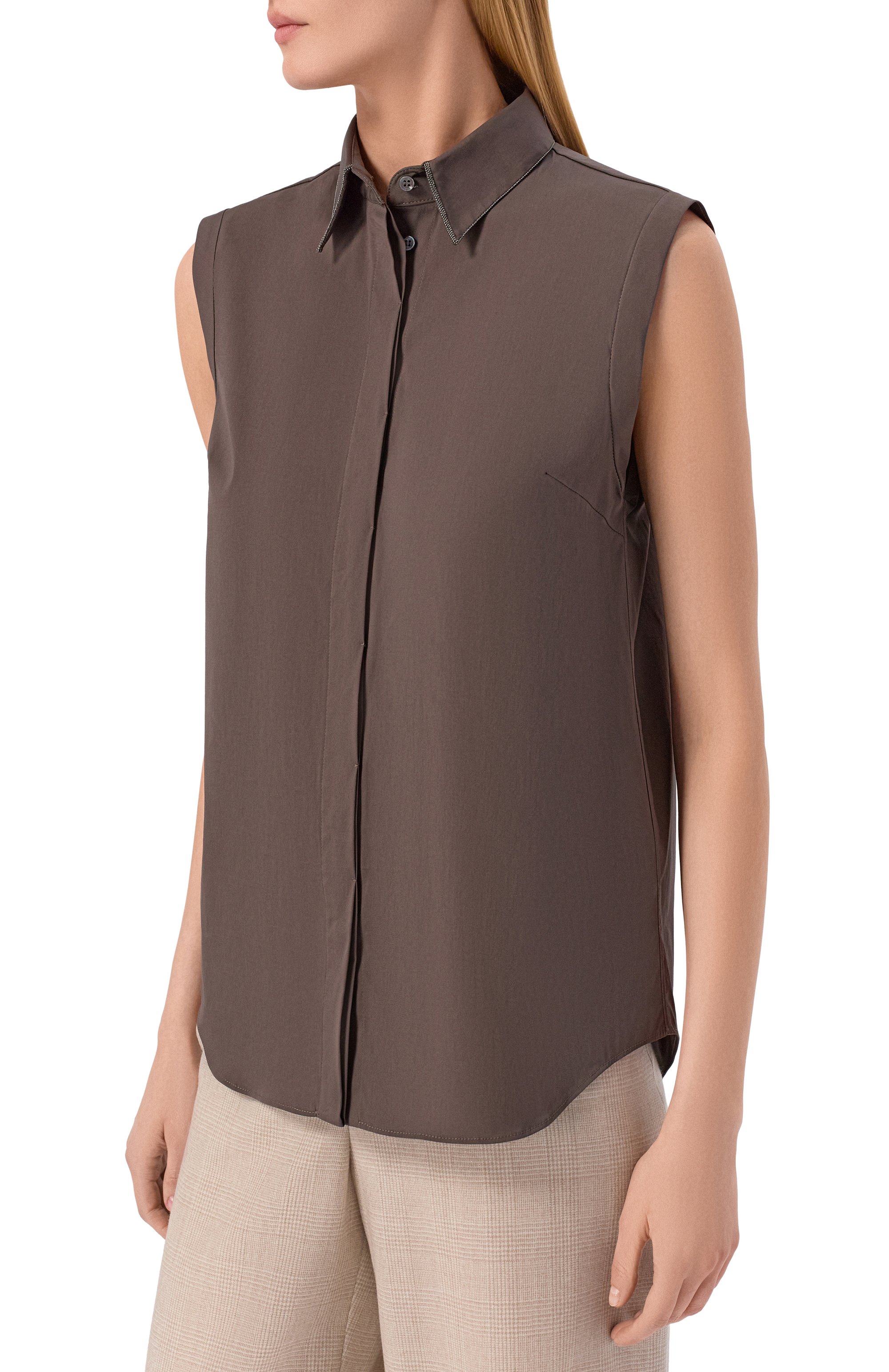 Хлопковый топ BRUNELLO CUCINELLI, арт. MP091MA616, фото 3