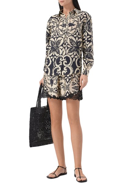 Шорты из шелка и вискозы MAURIZIO, арт. W01030481, фото 2