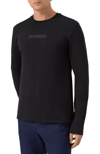 Хлопковый лонгслив DIRK BIKKEMBERGS, арт. BMT1228, фото 3
