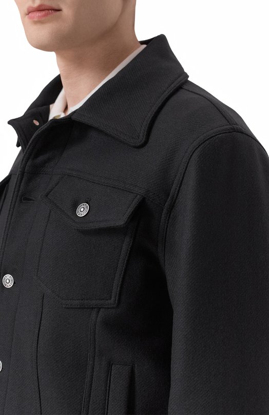 Шерстяная куртка L.B.M. 1911 9359/57511 Чёрный  9359/57511 Фото 5