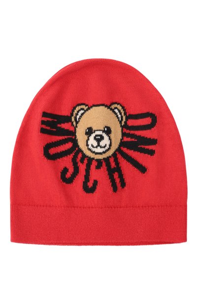 Шапка из хлопка и шерсти MOSCHINO, арт. HUX020/LHE43