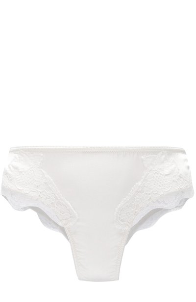 Женские шелковые трусы с кружевной отделкой DOLCE & GABBANA, арт. 0122/02A02T/FUADG
