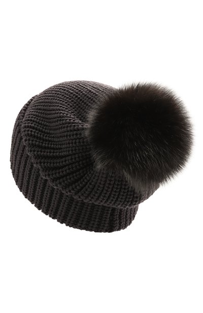 Шерстяная шапка с отделкой из соболя BLACK SABLE, арт. BS-47CC10, фото 3