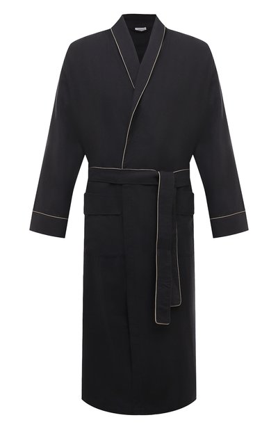 Халат из хлопка и шерсти ZIMMERLI, арт. 4600-75143, фото 1