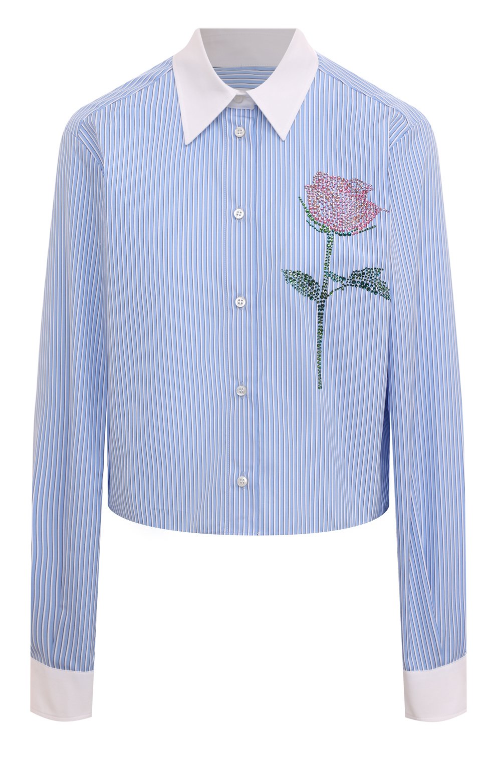 Хлопковая рубашка MSGM, арт. 3741MDE24X/247615, фото 1