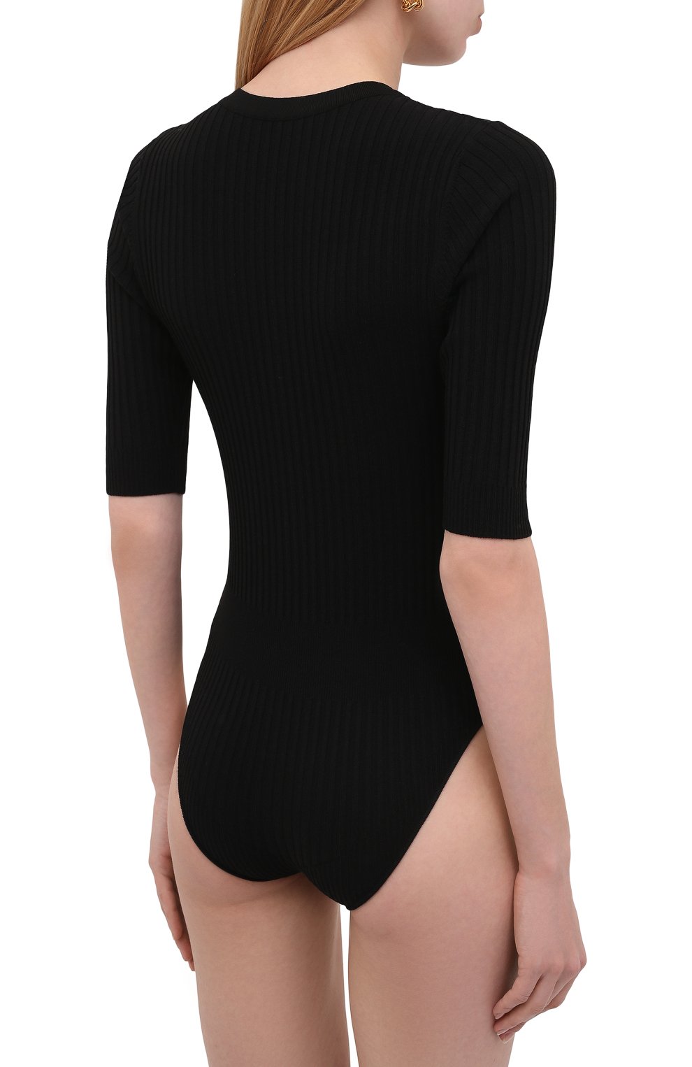 Боди ANDREADAMO черного цвета по цене 43100 руб., арт. ADSS21B001014372, фото 4 Боди ANDREADAMO, арт. ADSS21B001014372, фото 4