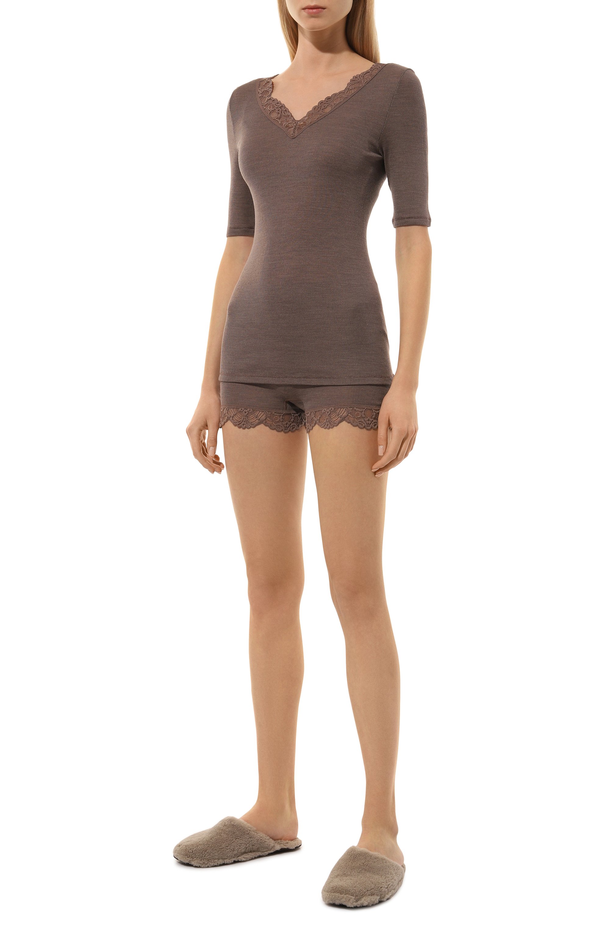 Футболка из шерсти и шелка HANRO, арт. 070913, фото 2