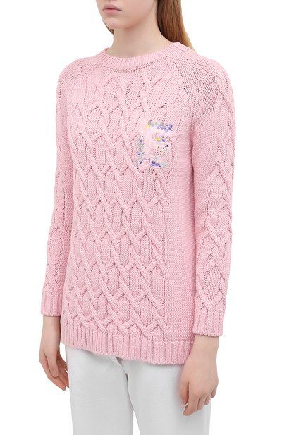 Хлопковый свитер ERMANNO FIRENZE, арт. D38ET MG091FET, фото 3