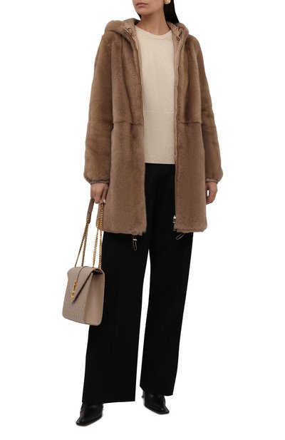 Шуба из меха норки MANZONI24, арт. 21M551-VFNY/38-46, фото 2