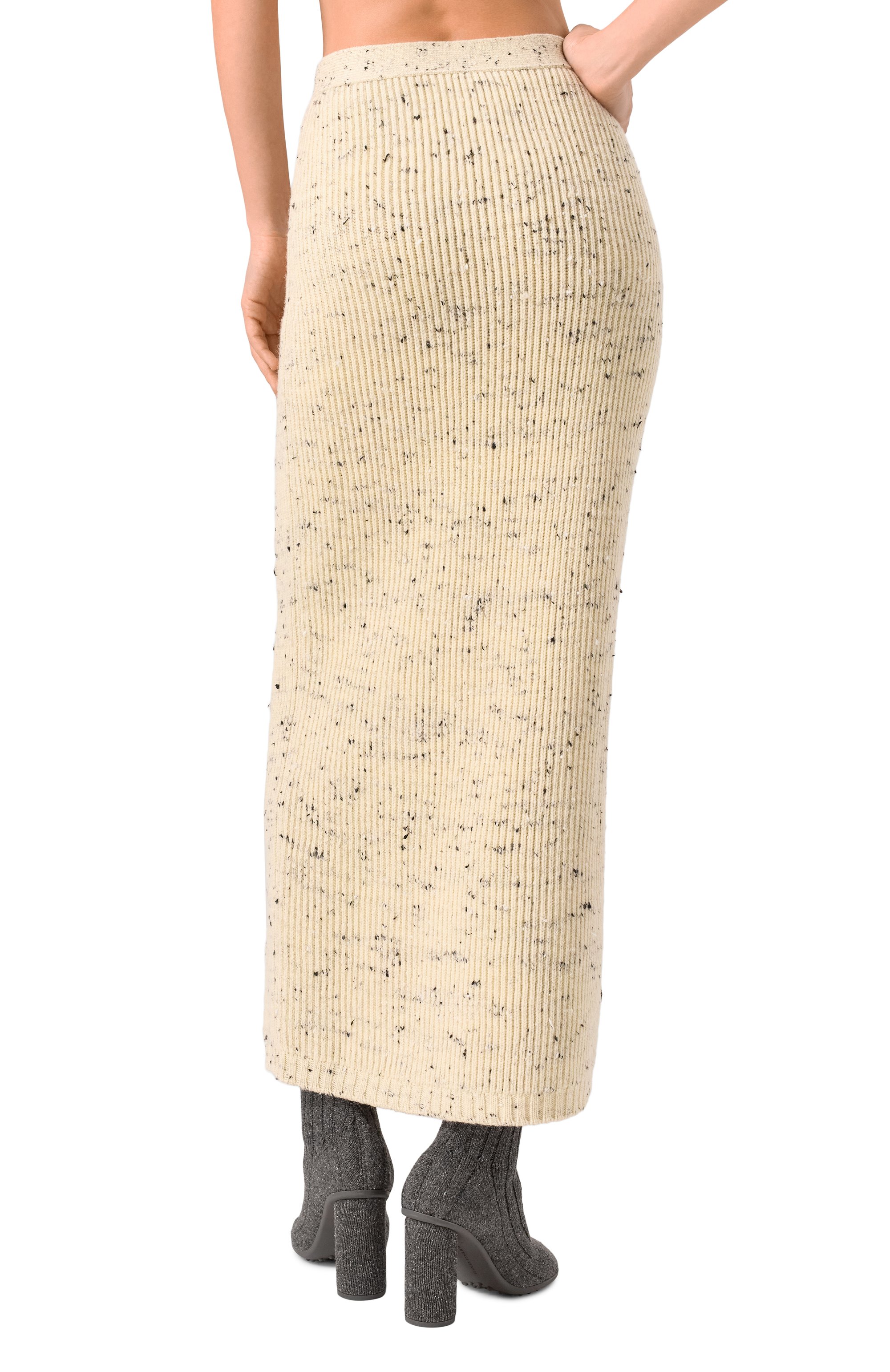 Шерстяная юбка BOTTEGA VENETA, арт. 795854-V4AO0, фото 4