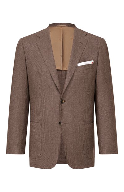 Мужской пиджак из шерсти и кашемира KITON, арт. UG81K0105I