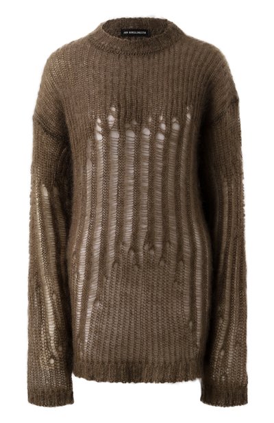 Женский пуловер из шерсти и шелка ANN DEMEULEMEESTER, арт. 2402-W-KN09-KN044-046