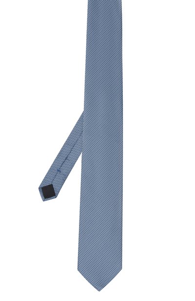 Шелковый галстук BROUBACK голубого цвета по цене 6795 руб., арт. TIE 8CM/SS24, фото 3 Шелковый галстук BROUBACK, арт. TIE 8CM/SS24, фото 3
