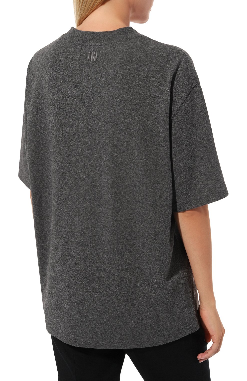Хлопковая футболка AMI, арт. UTS011 717, фото 4