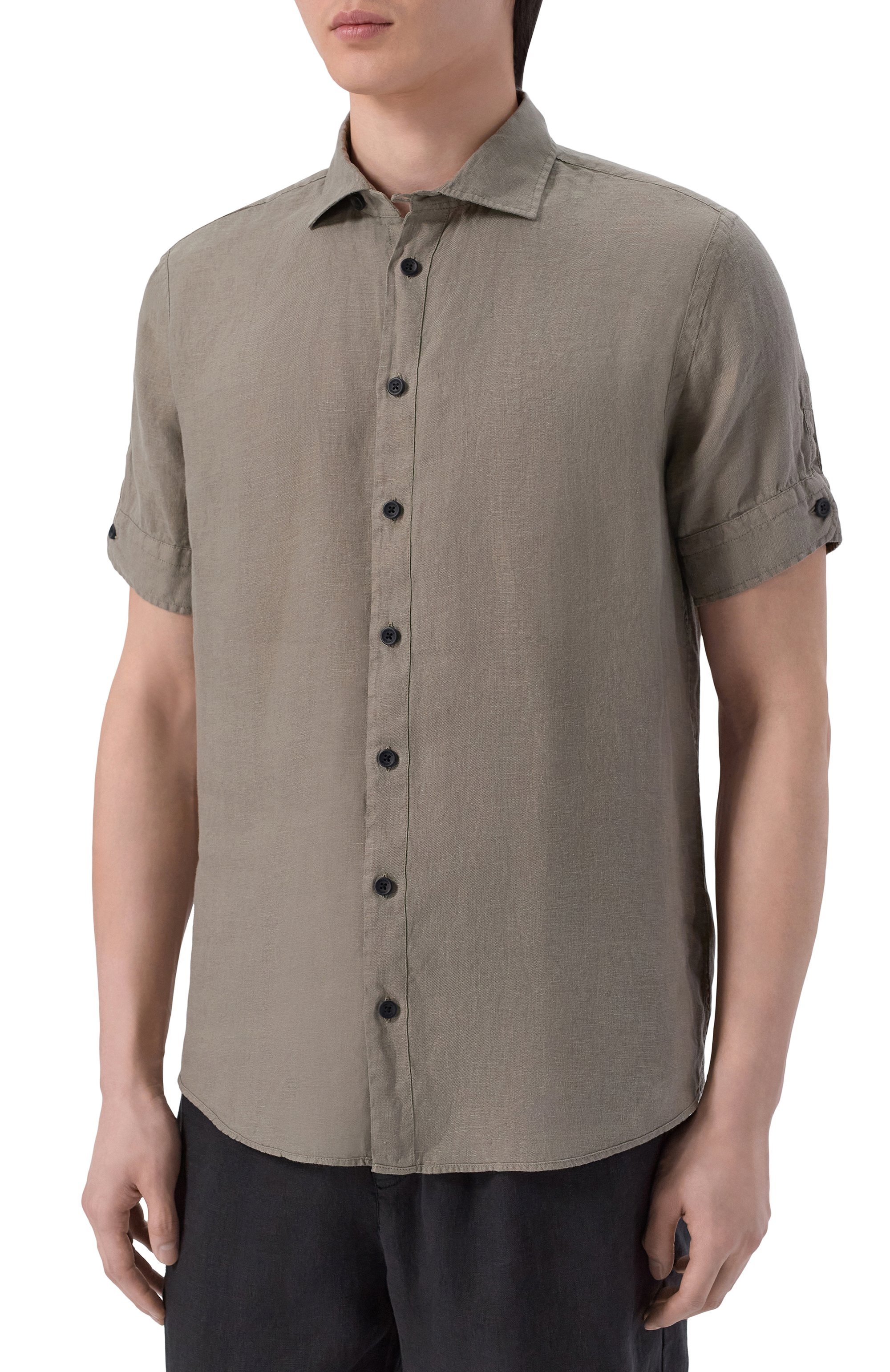 Льняная рубашка HANNES ROETHER, арт. VI29SITE-K.608, фото 3