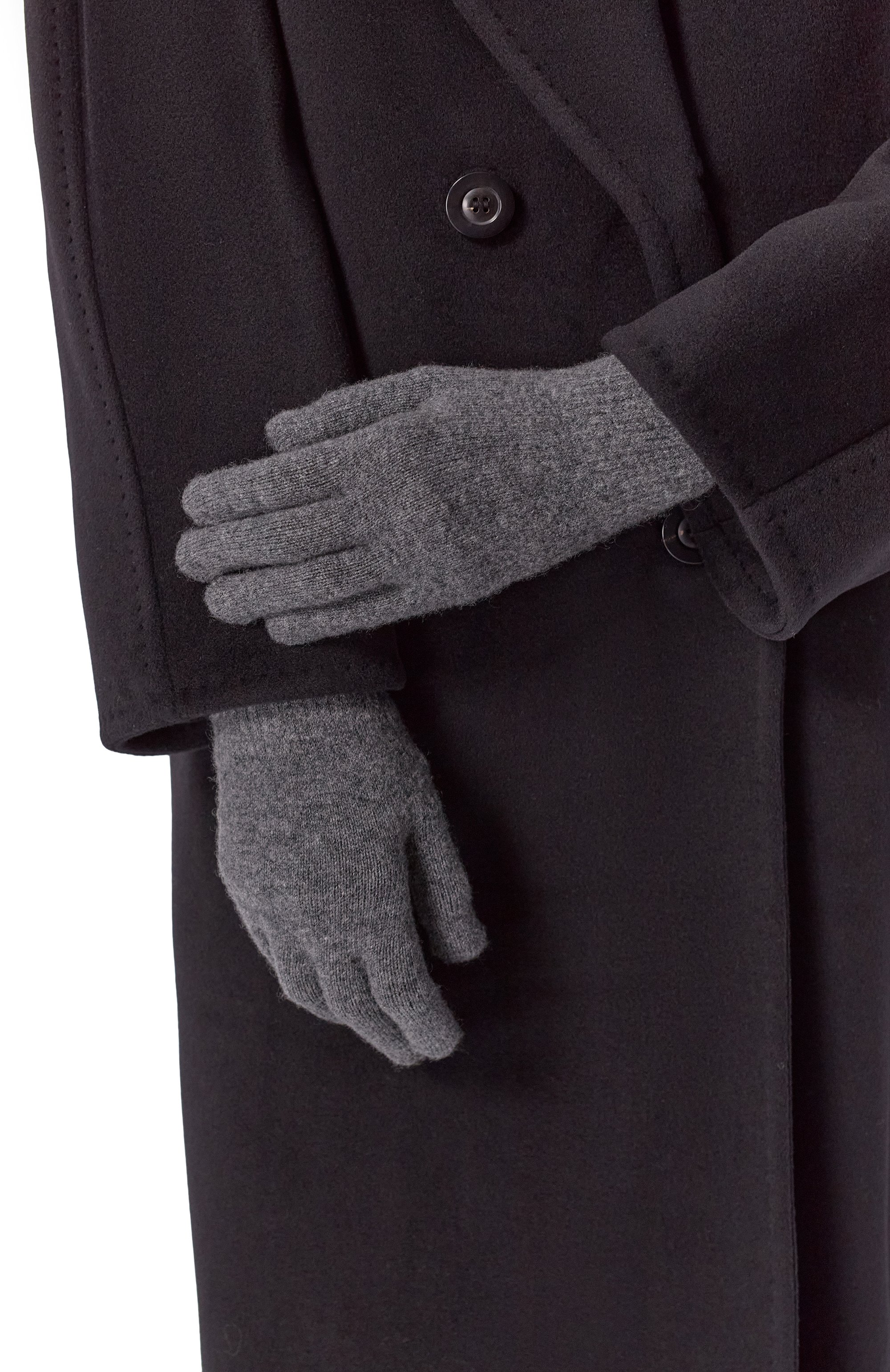 Перчатки из шерсти и кашемира YVES SALOMON, арт. 23WAA507XXMACL, фото 2