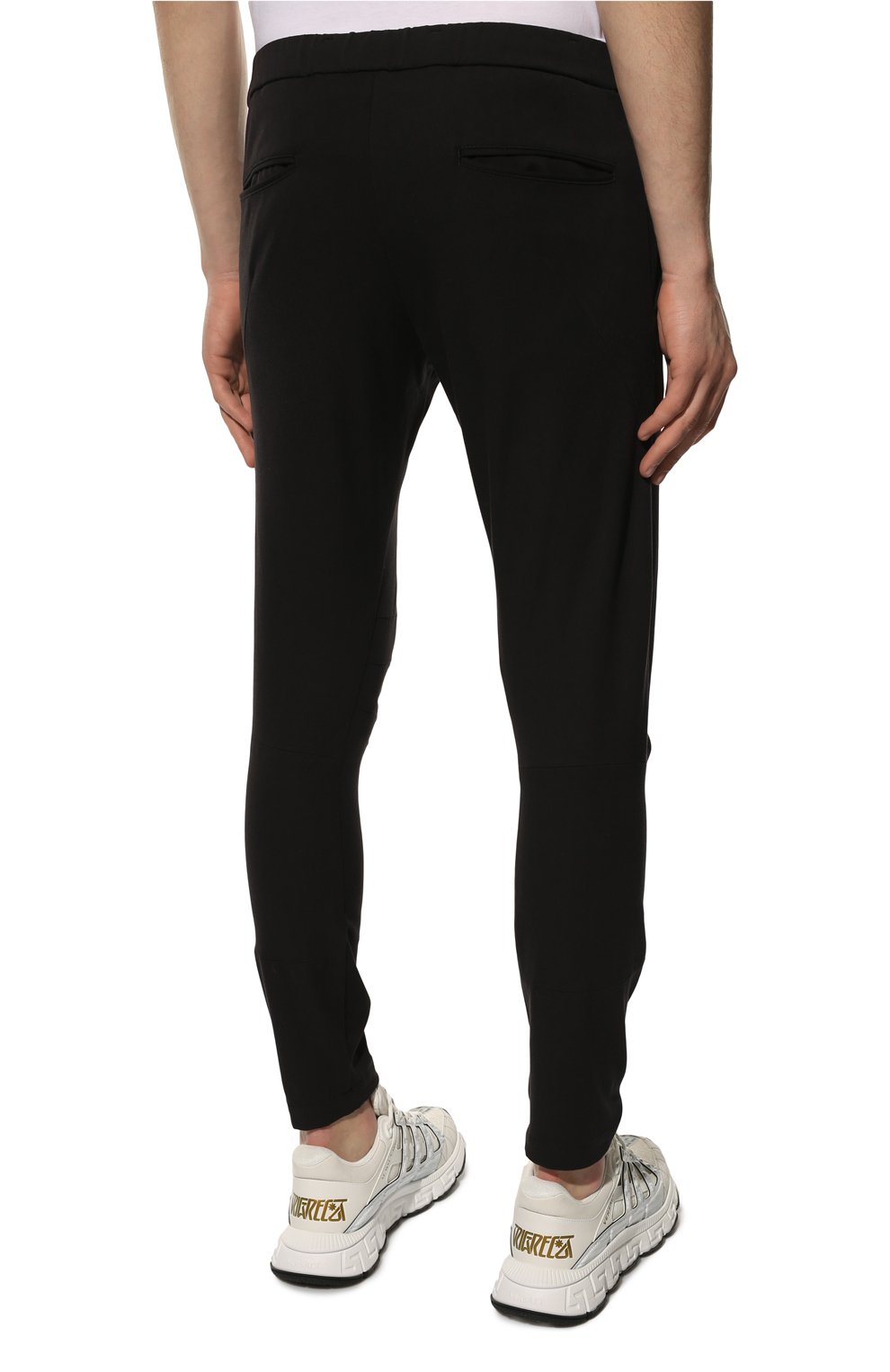 Брюки из хлопка и вискозы KAZUYUKI KUMAGAI черного цвета по цене 44550 руб., арт. AP21-053, фото 4 Брюки из хлопка и вискозы KAZUYUKI KUMAGAI, арт. AP21-053, фото 4