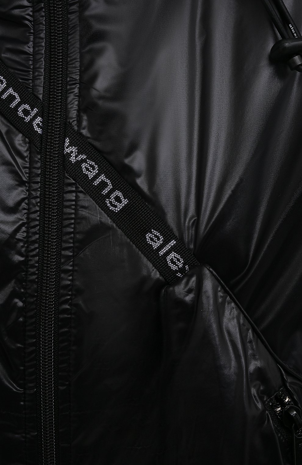Ветровка ALEXANDER WANG черного цвета по цене 72350 руб., арт. UWC2212001, фото 5 Ветровка ALEXANDER WANG, арт. UWC2212001, фото 5
