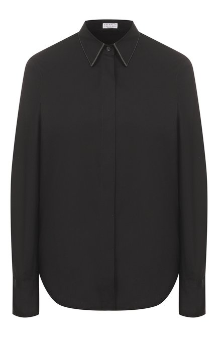 Женская хлопковая рубашка BRUNELLO CUCINELLI, арт. MP091MA606