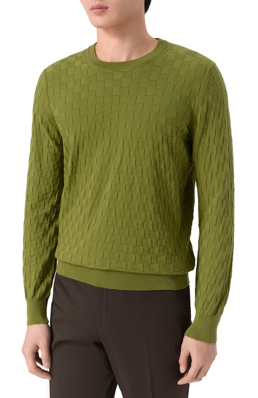 Хлопковый джемпер Gran Sasso 57109/18040 Зелёный  57109/18040 Фото 3