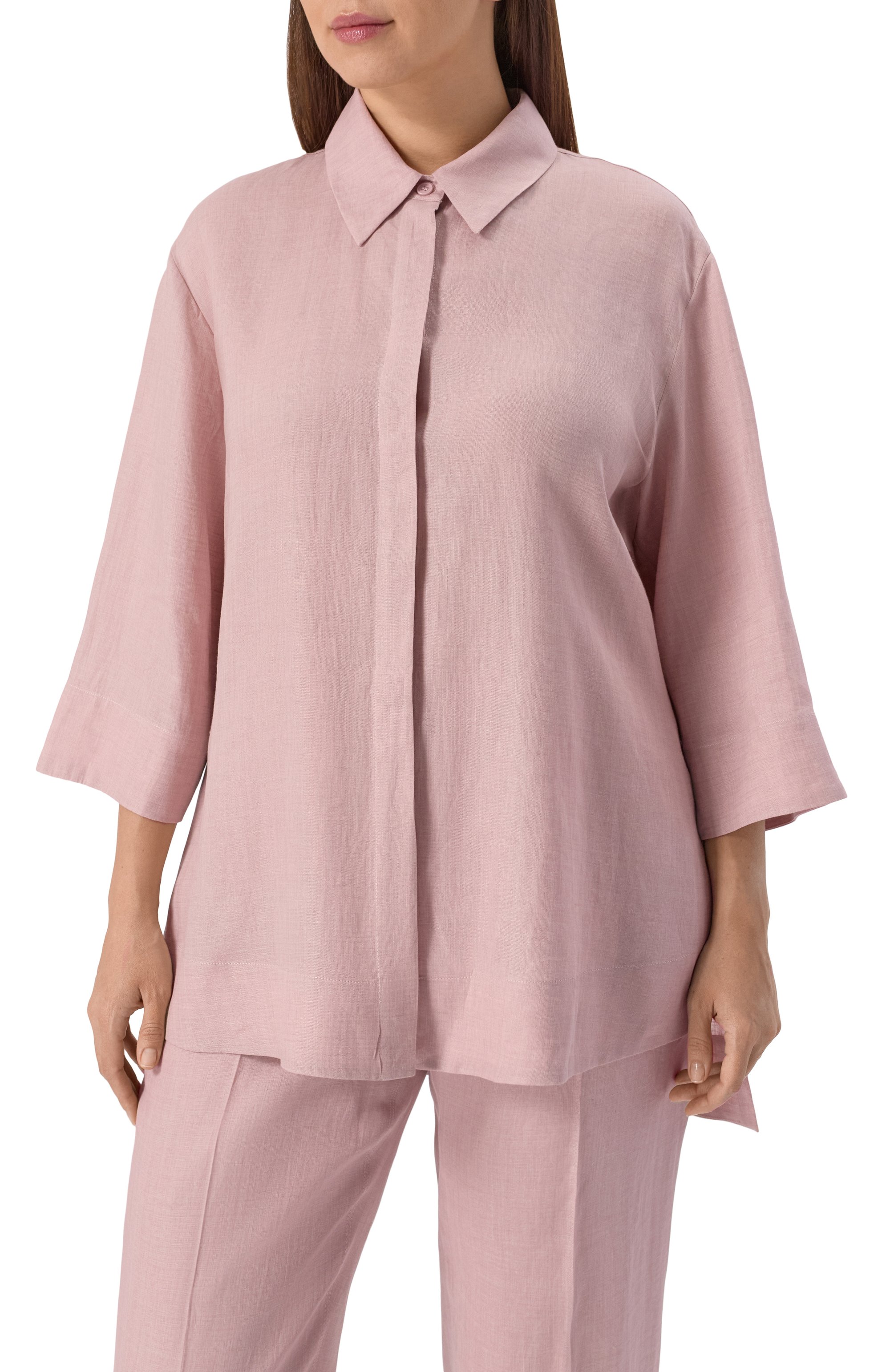 Льняная рубашка MARINA RINALDI, арт. FL0RIDA, фото 3