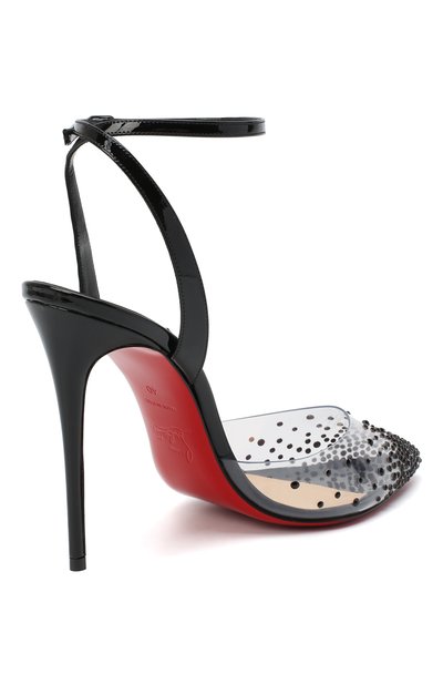 Туфли spikaqueen 100 CHRISTIAN LOUBOUTIN, арт. spikaqueen 100 pvc/patent, фото 4