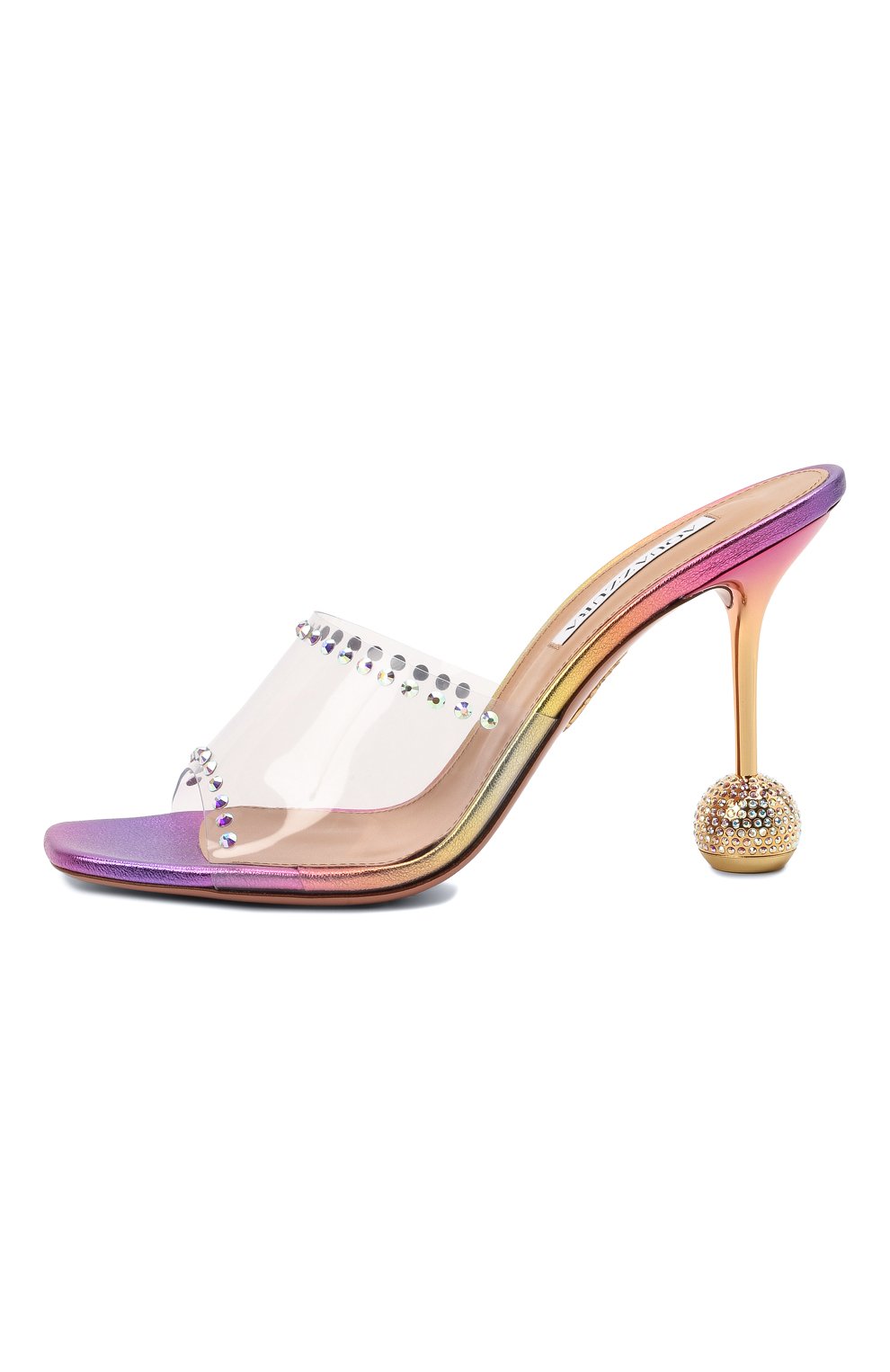 Мюли secrets 95 AQUAZZURA, арт. SCRHIGM0-TNP-TST, фото 3