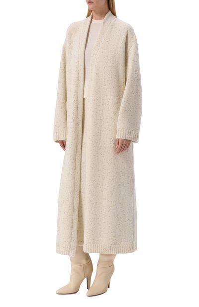 Шерстяной кардиган FREEAGE кремового цвета по цене 69080 руб., арт. LW26.CR115.2300.101, фото 3 Шерстяной кардиган FREEAGE, арт. LW26.CR115.2300.101, фото 3