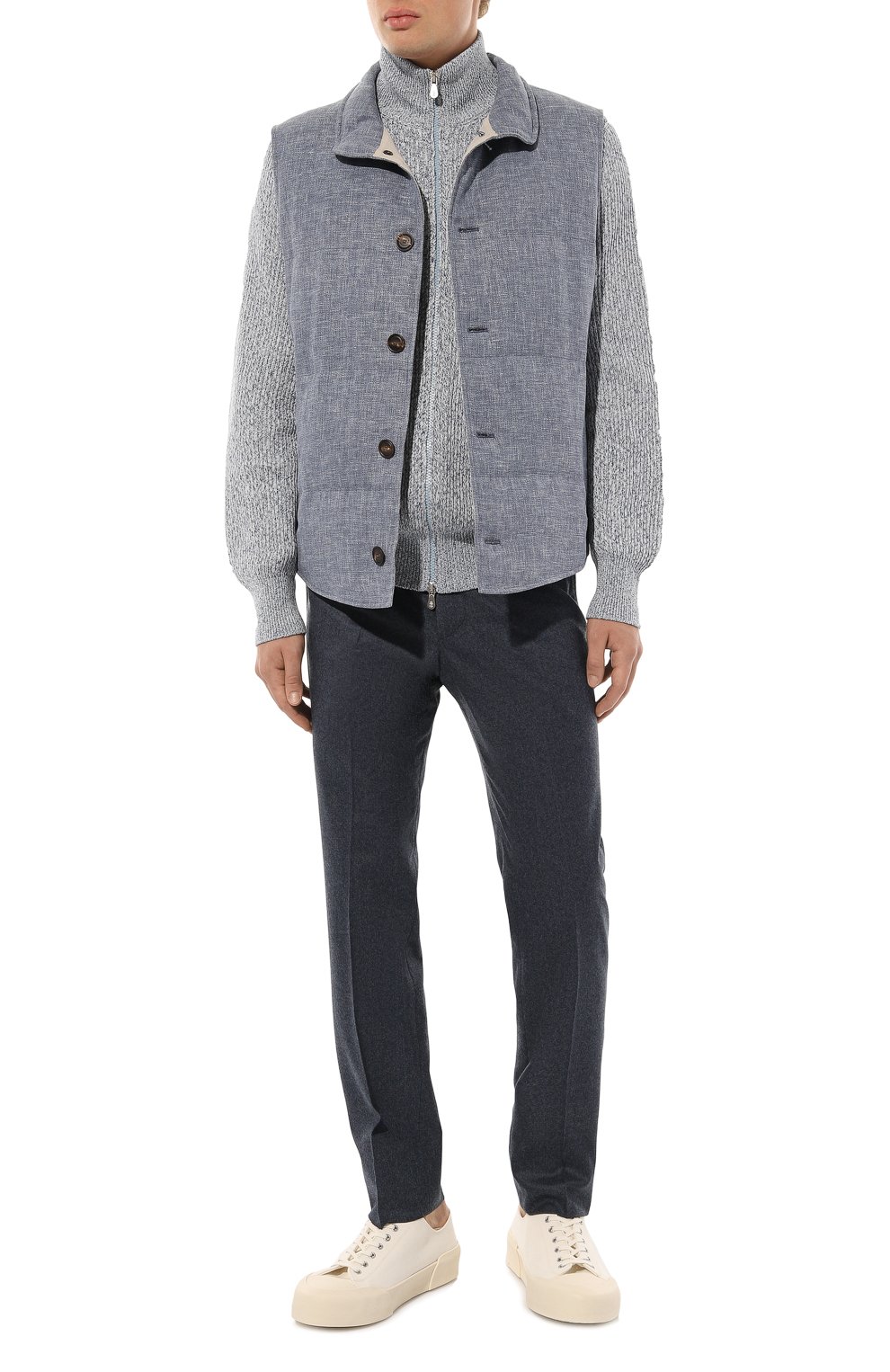 Пуховый жилет BRUNELLO CUCINELLI, арт. MD4951852, фото 2