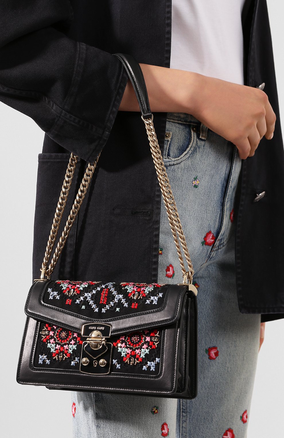 Сумка MIU MIU, арт. 5BD083-2C9A-F0002-ORE, фото 5