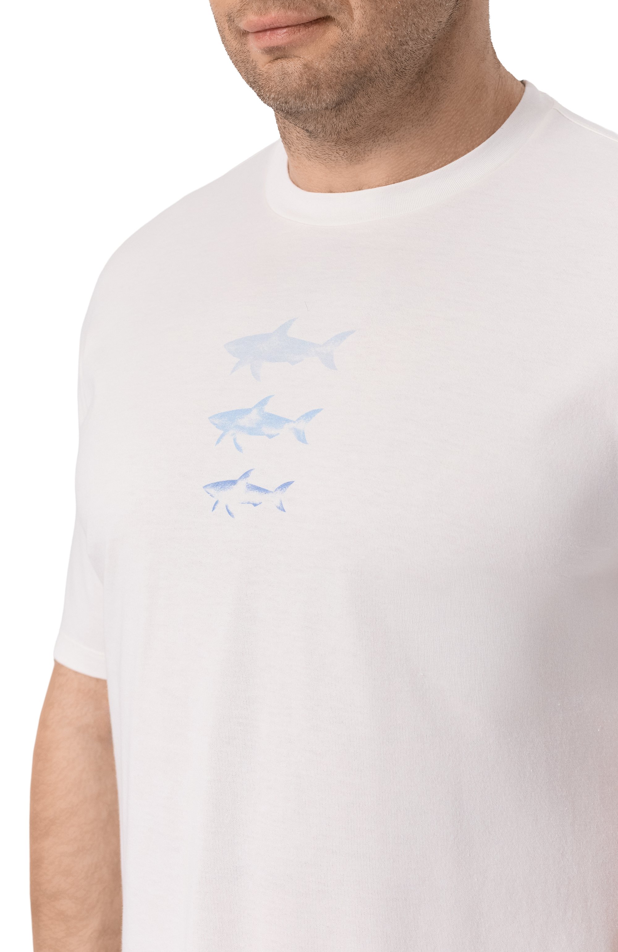 Хлопковая футболка PAUL&SHARK, арт. 26411048, фото 5