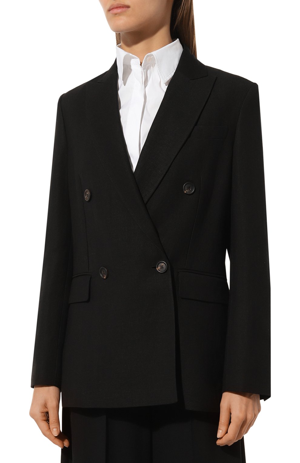 Жакет из вискозы и льна BRUNELLO CUCINELLI, арт. MH1262215, фото 3