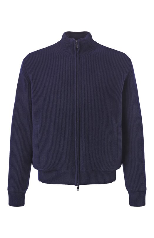 Кашемировый кардиган с подкладкой из норки MVST FTXTRECK-ES3625-3V/TR-ES3625-1 Синий FTXTRECK-ES3625-3V/TR-ES3625-1