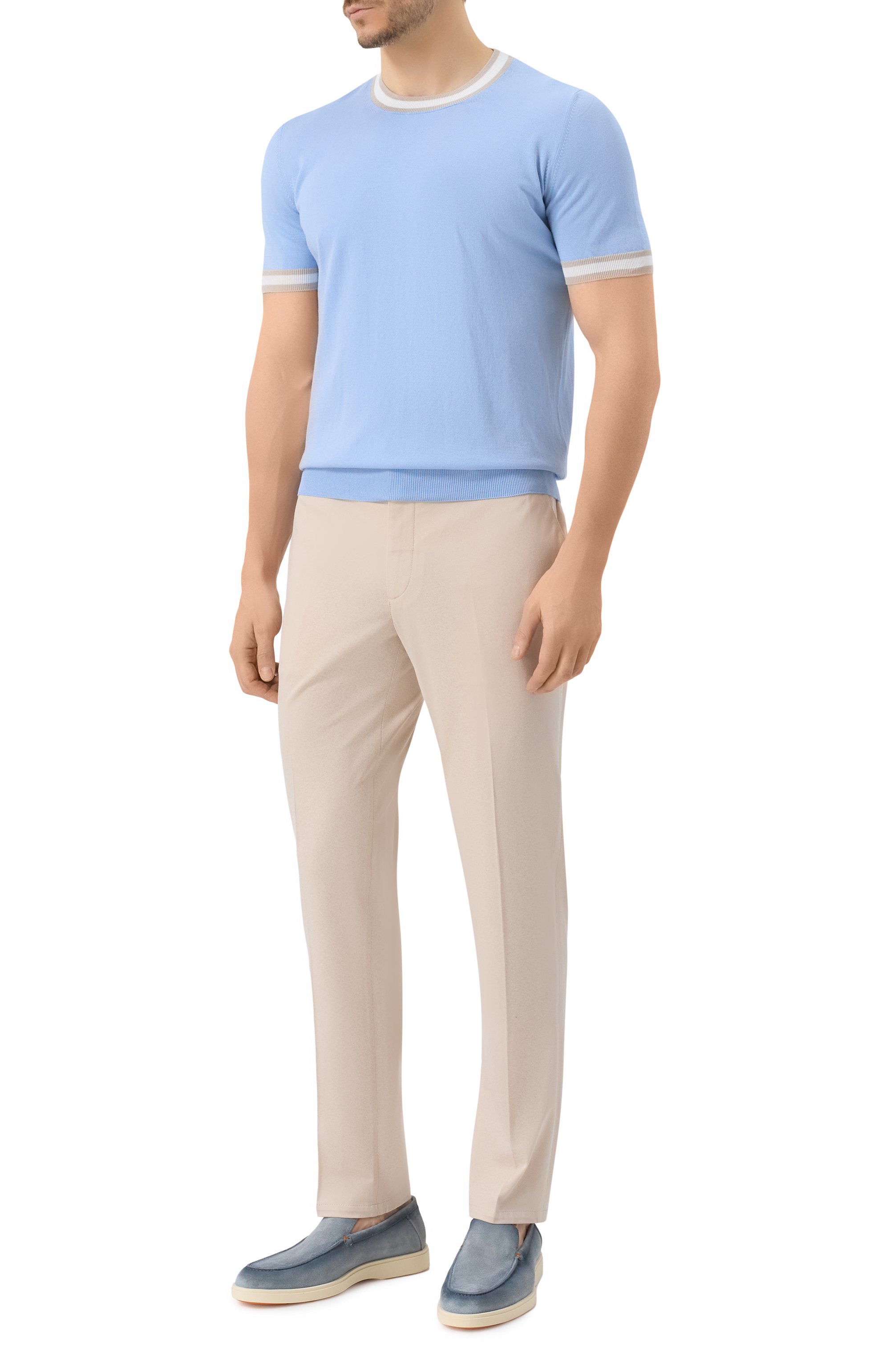 Хлопковые брюки CIRCOLO 1901, арт. CN4667, фото 2