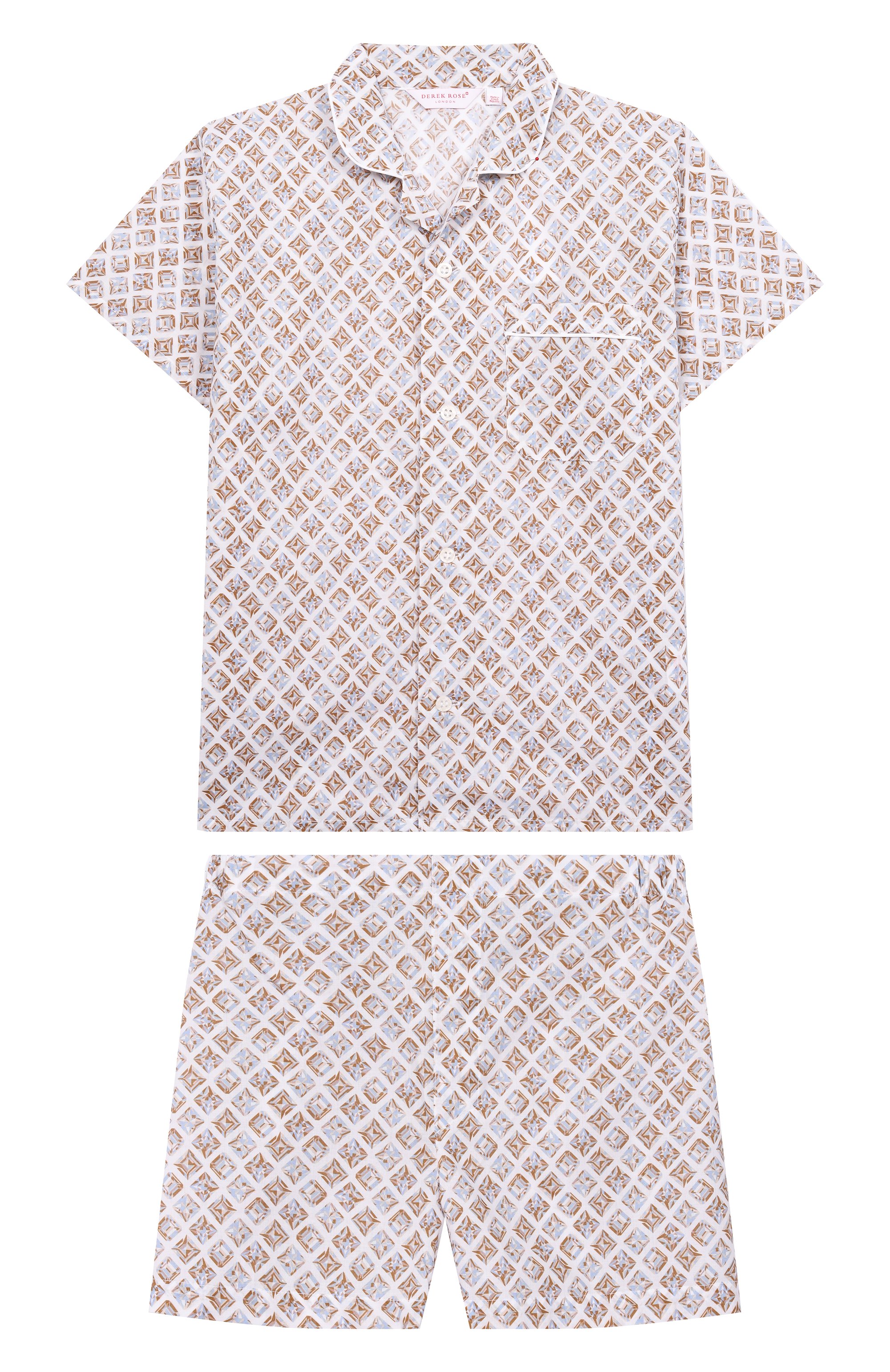 Хлопковая пижама DEREK ROSE, арт. 7035/LEDB091, фото 1