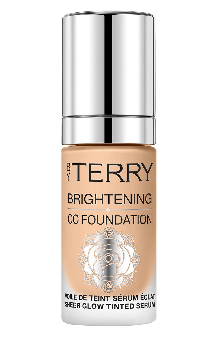 Тональный крем-сыворотка brightening cc foundation, оттенок 4n medium neutral (30ml) BY TERRY  цвета, арт. V23000111 | Фото 1 (Региональные ограничения белый список (Axapta Mercury): Не проставлено; Финишное покрытие: Сияющий; Нос: Не проставлено; SPF фильтр: Минимальный (0-5))