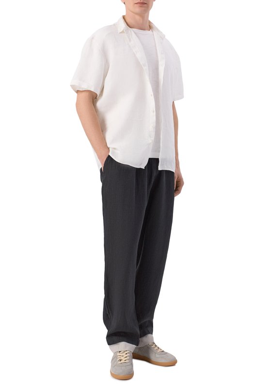 Льняные брюки Never Enough 2B5M090-148/MPA076 Чёрный  2B5M090-148/MPA076 Фото 2