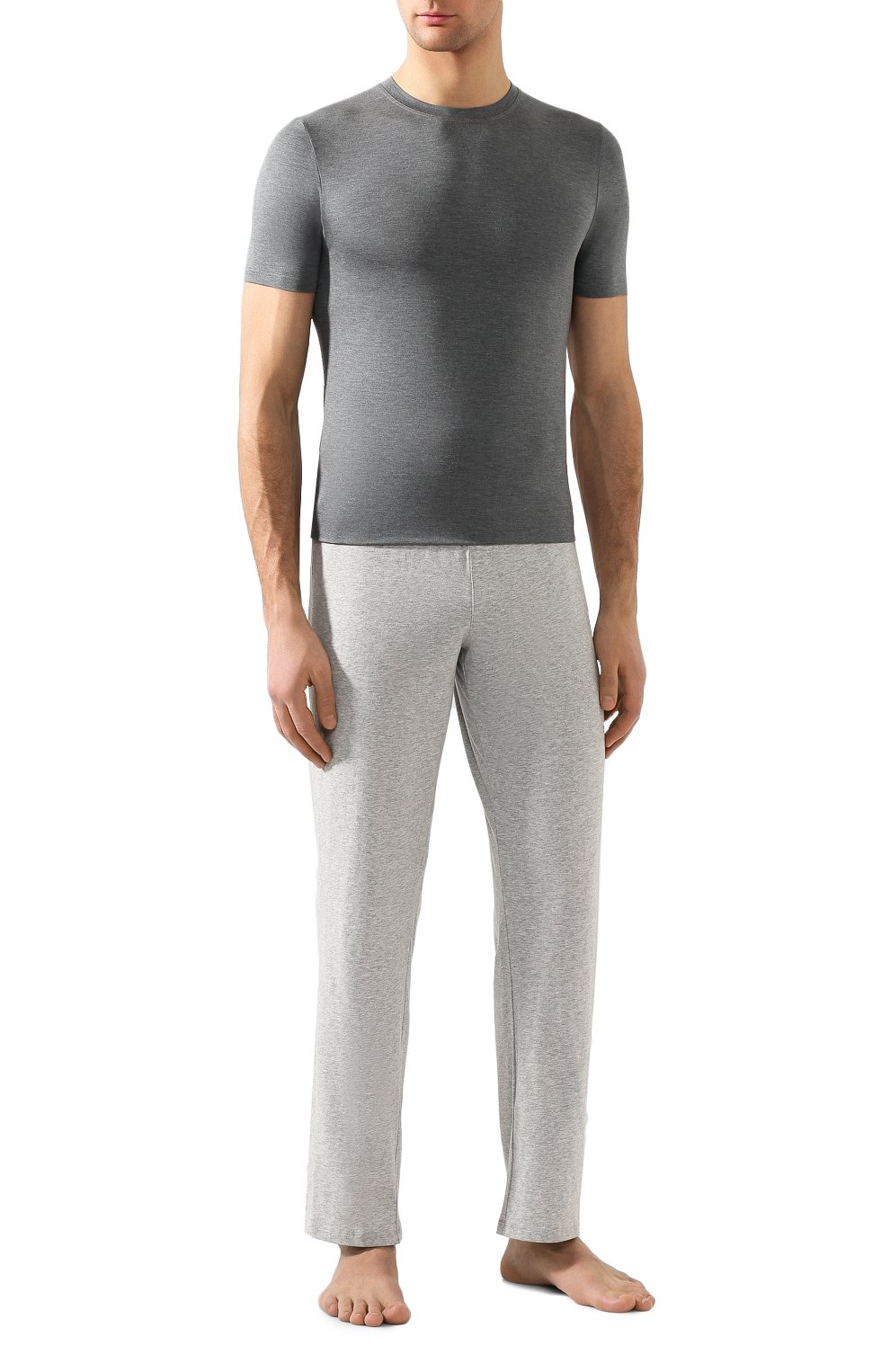 Футболка ZIMMERLI серого цвета по цене 13100 руб., арт. 700-1341, фото 2 Футболка ZIMMERLI, арт. 700-1341, фото 2