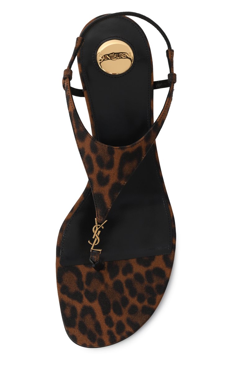 Текстильные босоножки cassandra 40 SAINT LAURENT, арт. 825279/AAC9R, фото 1