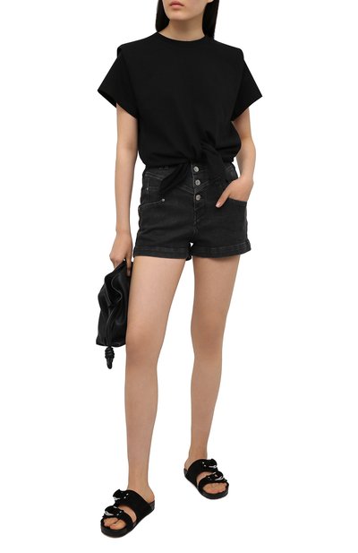Хлопковая футболка ISABEL MARANT, арт. TS0780-21P027I/ZELIT0, фото 2